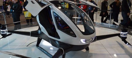 Flying robot taxis to begin testing in Las Vegas